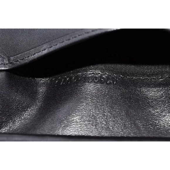 GUCCI Sherry Line Belt Clasp Tri-Fold Wallet Canvas Leather Used Unisex - Picture 11 of 11